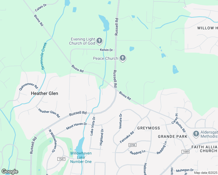 map of restaurants, bars, coffee shops, grocery stores, and more near 101 Chattleton Court in Durham