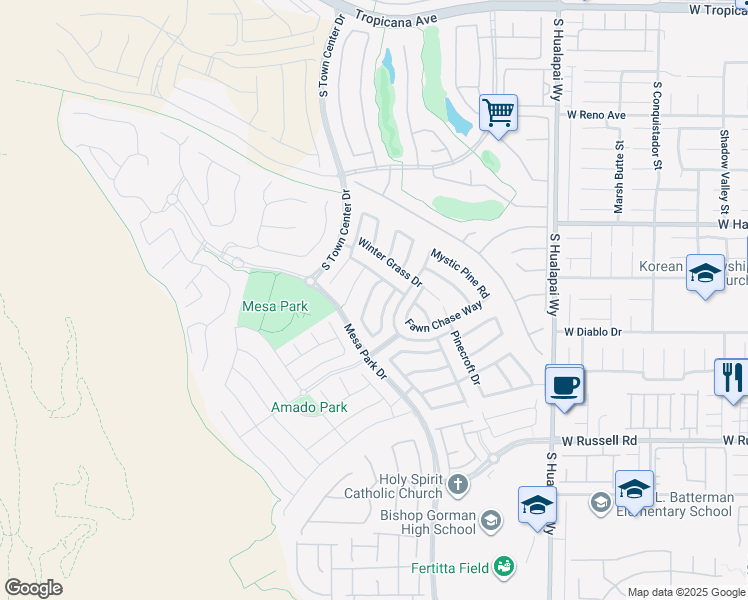 map of restaurants, bars, coffee shops, grocery stores, and more near 5434 Nettle Way in Las Vegas
