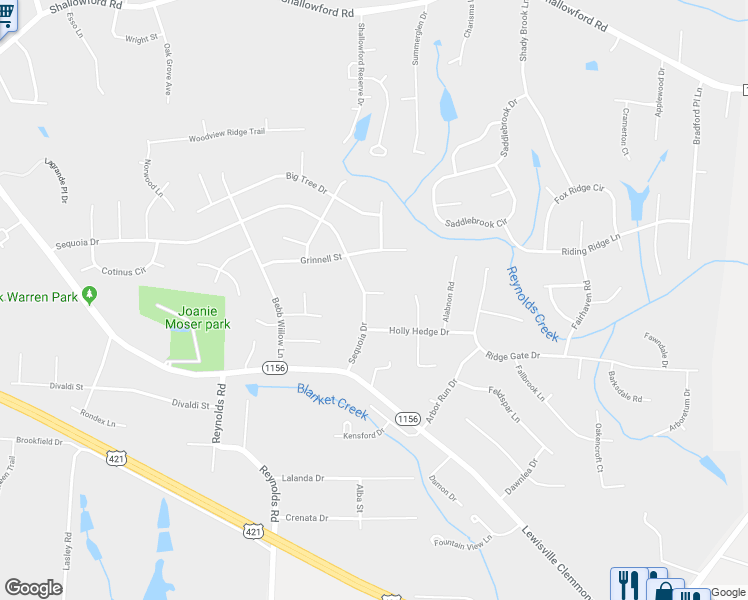 map of restaurants, bars, coffee shops, grocery stores, and more near 951 Sequoia Dr in Lewisville