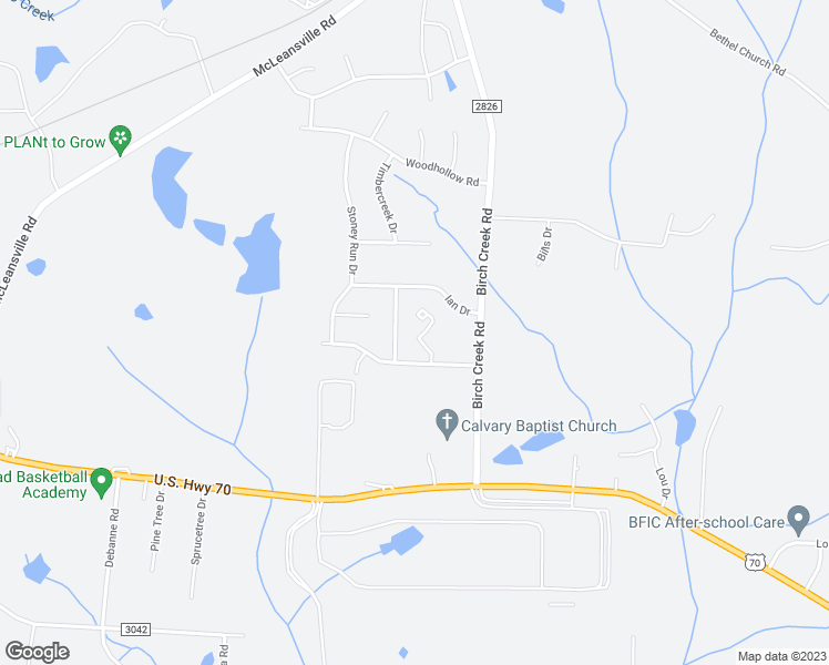 map of restaurants, bars, coffee shops, grocery stores, and more near 31 Arbor Hill PIace in McLeansville