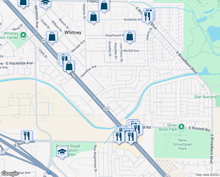 map of restaurants, bars, coffee shops, grocery stores, and more near 6326 Point Isabel Way in Las Vegas