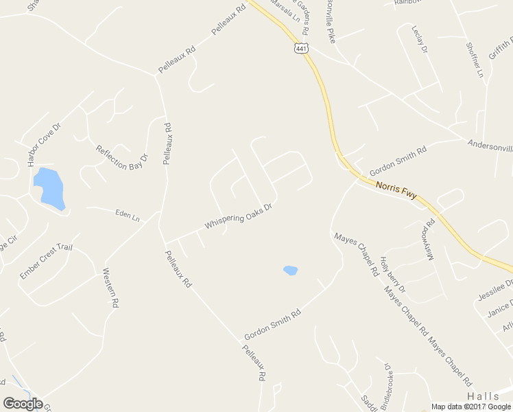 map of restaurants, bars, coffee shops, grocery stores, and more near 7901 Country Scene Road in Knoxville