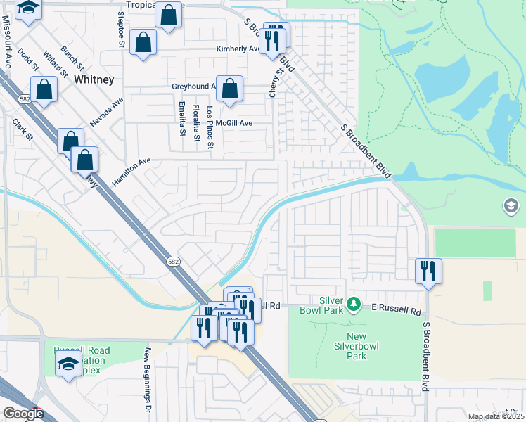 map of restaurants, bars, coffee shops, grocery stores, and more near 5468 Funks Grove Lane in Las Vegas