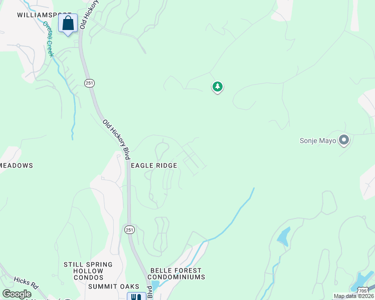 map of restaurants, bars, coffee shops, grocery stores, and more near 320 Old Hickory Boulevard in Nashville