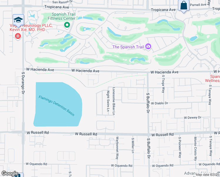 map of restaurants, bars, coffee shops, grocery stores, and more near 5402 Night Swim Lane in Las Vegas