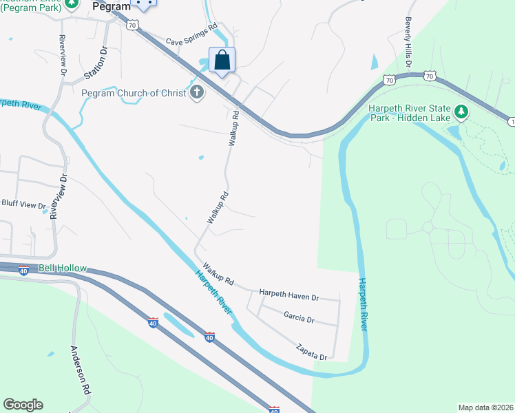 map of restaurants, bars, coffee shops, grocery stores, and more near 246 Barn Lane in Pegram