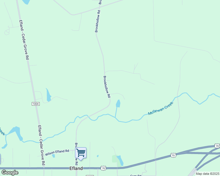 map of restaurants, bars, coffee shops, grocery stores, and more near 815 Brookhollow Road in Efland