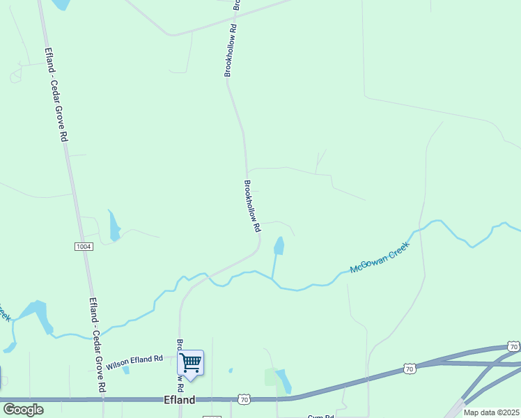 map of restaurants, bars, coffee shops, grocery stores, and more near 815 Brookhollow Road in Efland