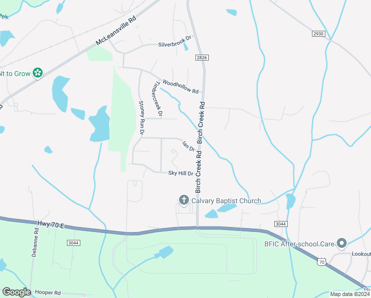 map of restaurants, bars, coffee shops, grocery stores, and more near 5318 Ian Drive in McLeansville