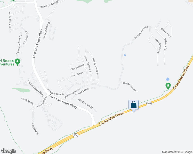 map of restaurants, bars, coffee shops, grocery stores, and more near 3 Hilltop Crest Street in Henderson