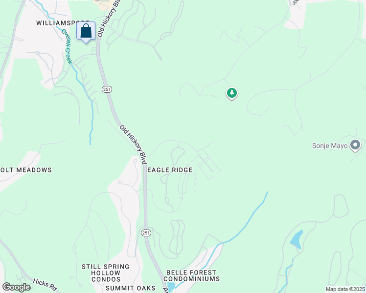map of restaurants, bars, coffee shops, grocery stores, and more near 320 Old Hickory Boulevard in Nashville