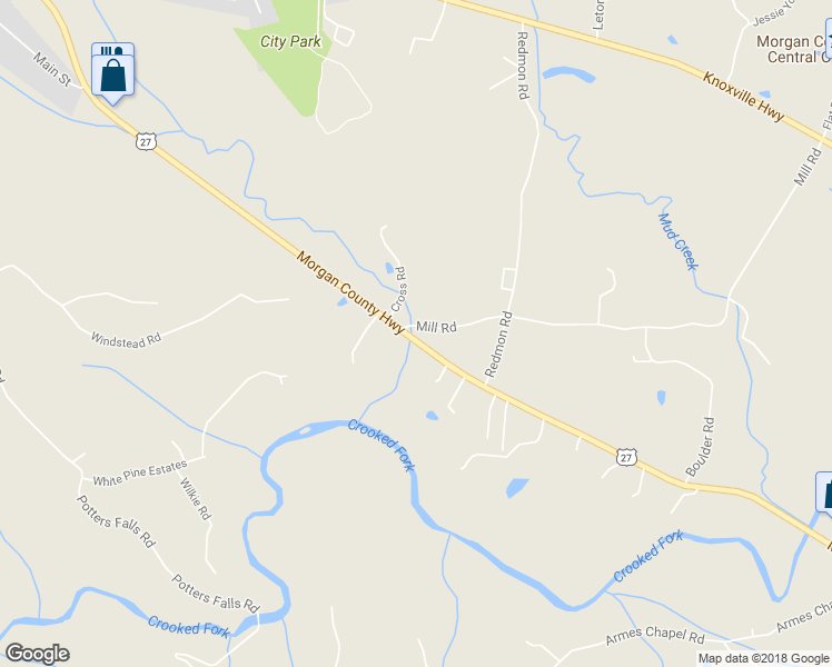 map of restaurants, bars, coffee shops, grocery stores, and more near 3351 Morgan County Highway in Wartburg