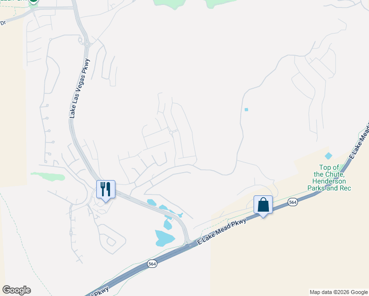 map of restaurants, bars, coffee shops, grocery stores, and more near 14 Vista Outlook Street in Henderson