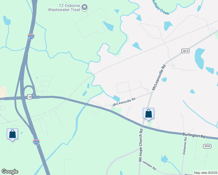 map of restaurants, bars, coffee shops, grocery stores, and more near 312 Meadowlane Circle in McLeansville