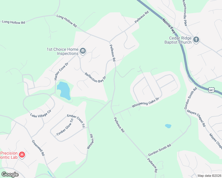 map of restaurants, bars, coffee shops, grocery stores, and more near 7917 Pelleaux Road in Knoxville
