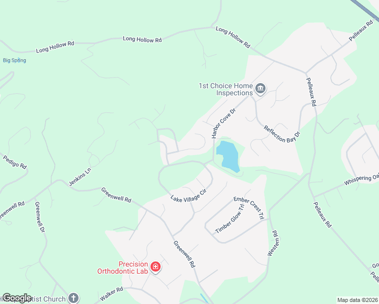 map of restaurants, bars, coffee shops, grocery stores, and more near 2815 Surfside Shores Lane in Knoxville