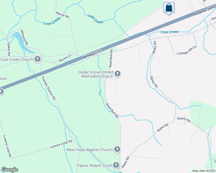 map of restaurants, bars, coffee shops, grocery stores, and more near 974 Reed Bull Road in New Market