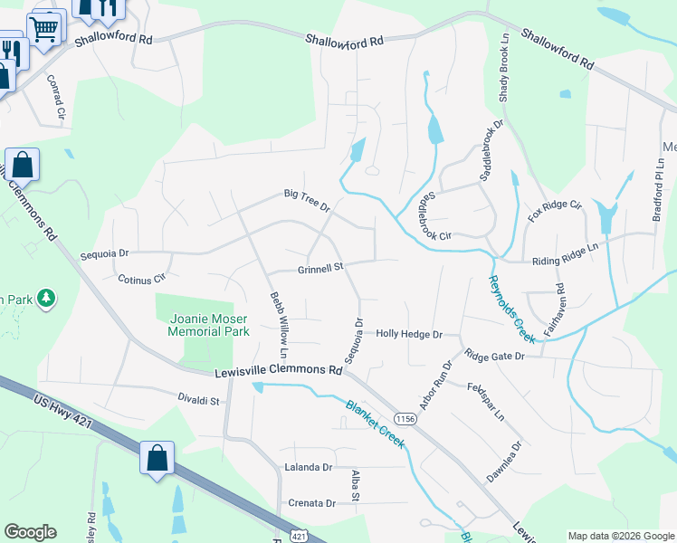 map of restaurants, bars, coffee shops, grocery stores, and more near 966 Sequoia Drive in Lewisville