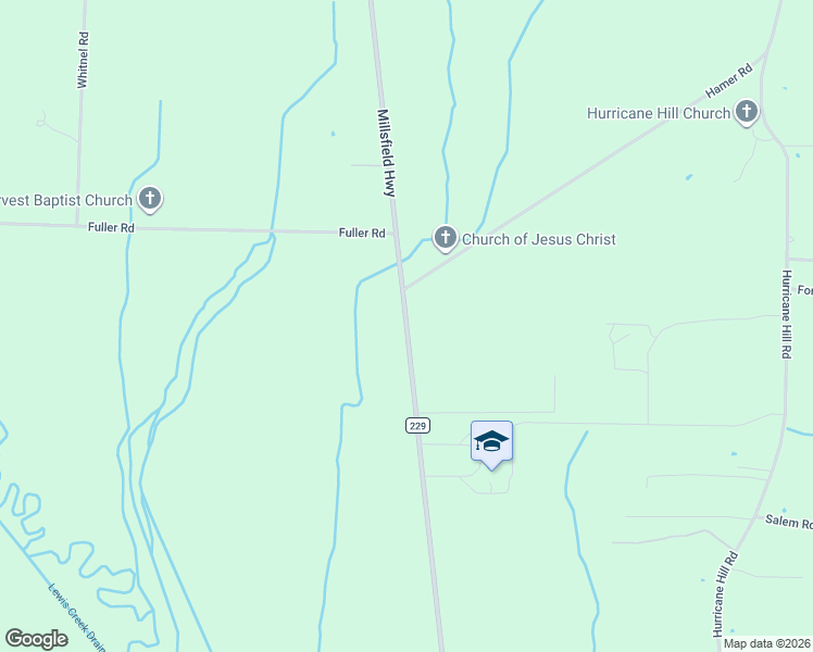 map of restaurants, bars, coffee shops, grocery stores, and more near 2330-2398 County Road 229 in Dyersburg
