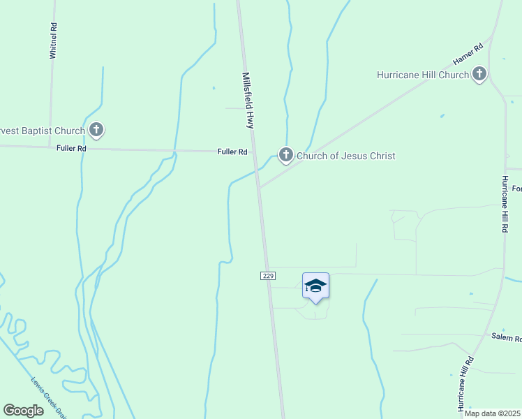 map of restaurants, bars, coffee shops, grocery stores, and more near 2372 Millsfield Highway in Dyersburg