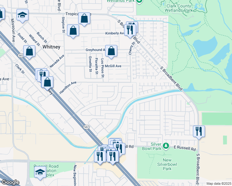 map of restaurants, bars, coffee shops, grocery stores, and more near 6441 Joshuaville Drive in Las Vegas