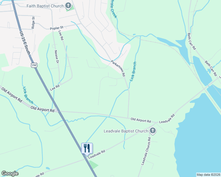 map of restaurants, bars, coffee shops, grocery stores, and more near 1111 Mandy Lane in White Pine
