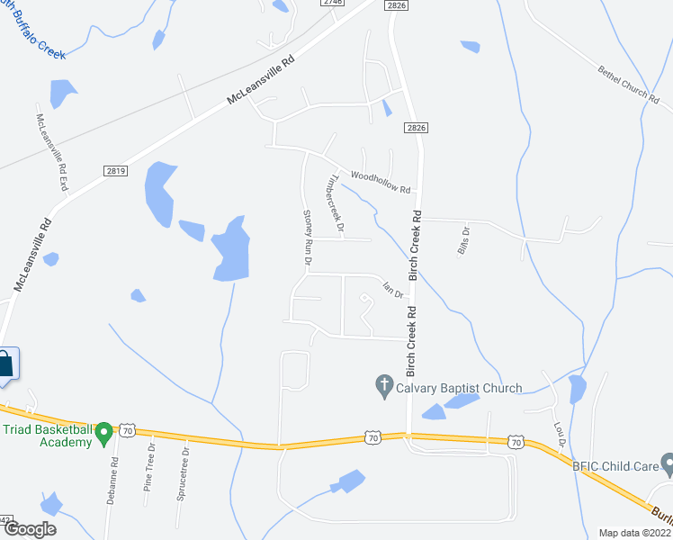 map of restaurants, bars, coffee shops, grocery stores, and more near 5211 Ian Drive in McLeansville