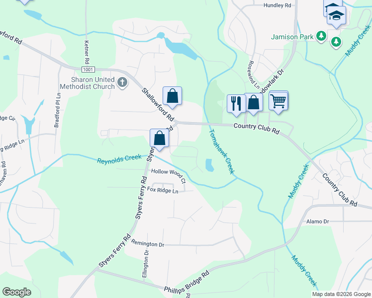 map of restaurants, bars, coffee shops, grocery stores, and more near 199 Fath Drive in Winston-Salem