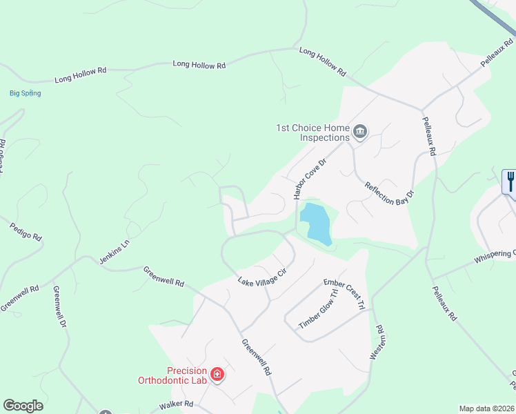 map of restaurants, bars, coffee shops, grocery stores, and more near 2815 Surfside Shores Lane in Knoxville