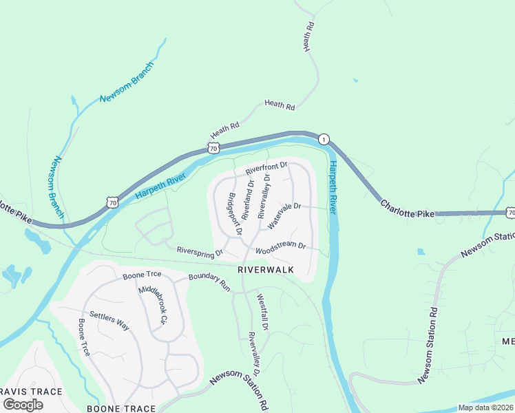 map of restaurants, bars, coffee shops, grocery stores, and more near 7420 Riverland Drive in Nashville