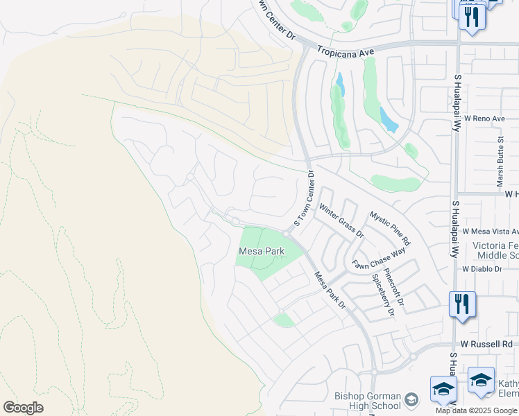 map of restaurants, bars, coffee shops, grocery stores, and more near 10752 Patina Hills Court in Las Vegas