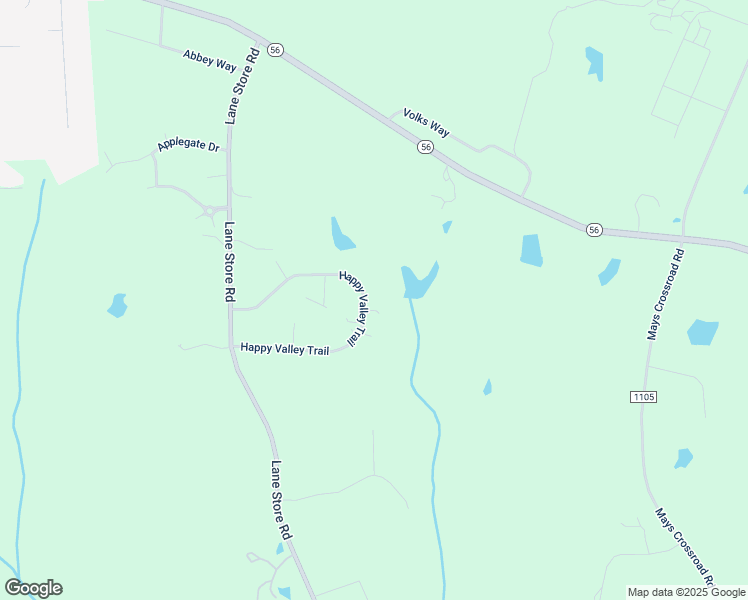 map of restaurants, bars, coffee shops, grocery stores, and more near 193 Happy Valley Trail in Franklinton