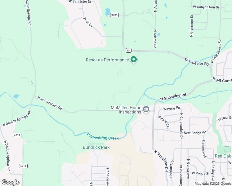 map of restaurants, bars, coffee shops, grocery stores, and more near 5668 Jess Anderson Road in Fayetteville