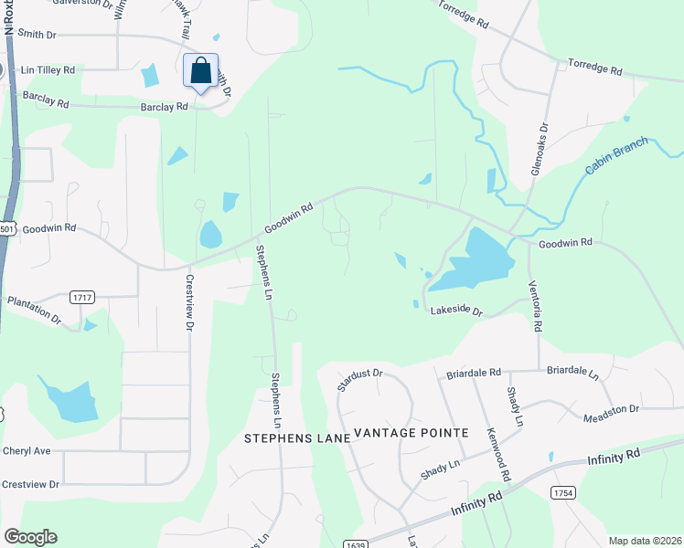 map of restaurants, bars, coffee shops, grocery stores, and more near 630 Goodwin Rd in Durham