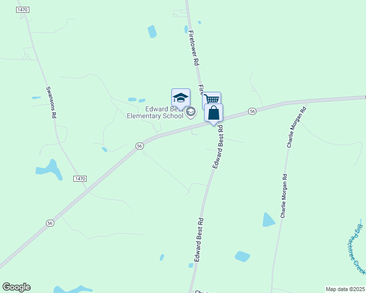 map of restaurants, bars, coffee shops, grocery stores, and more near Gina Lee Terrace in Louisburg