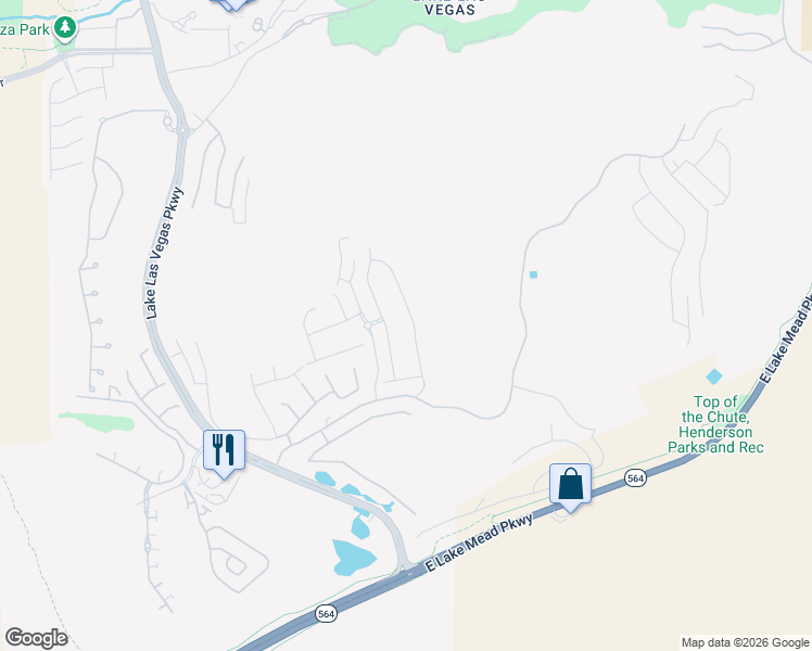 map of restaurants, bars, coffee shops, grocery stores, and more near 19 Hilltop Crest Street in Henderson