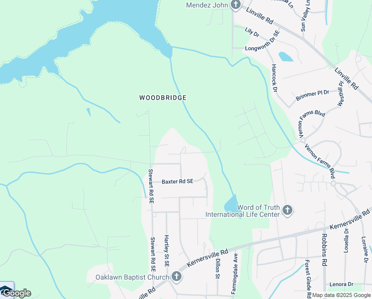 map of restaurants, bars, coffee shops, grocery stores, and more near 275 Casedy Drive Southeast in Winston-Salem