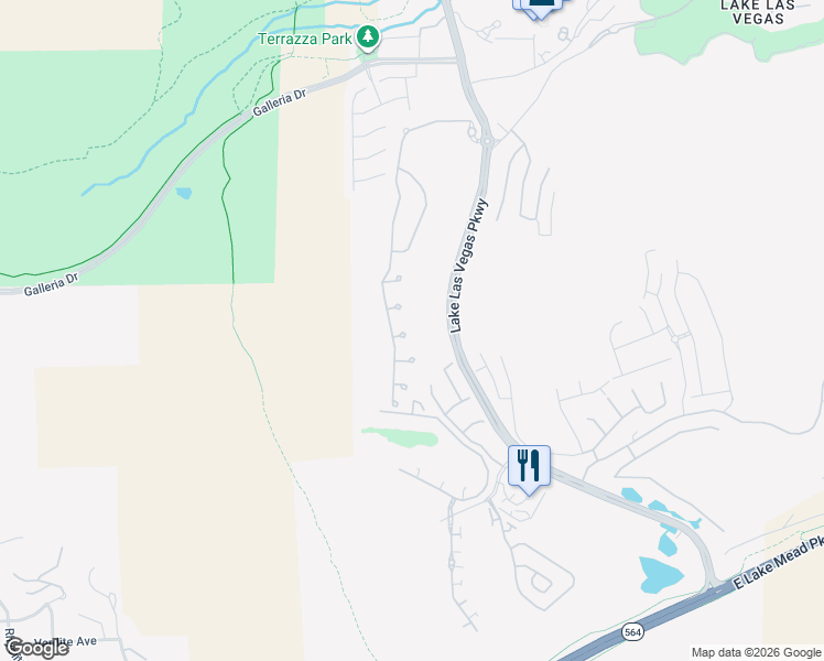 map of restaurants, bars, coffee shops, grocery stores, and more near 8 Viola Carino Court in Henderson