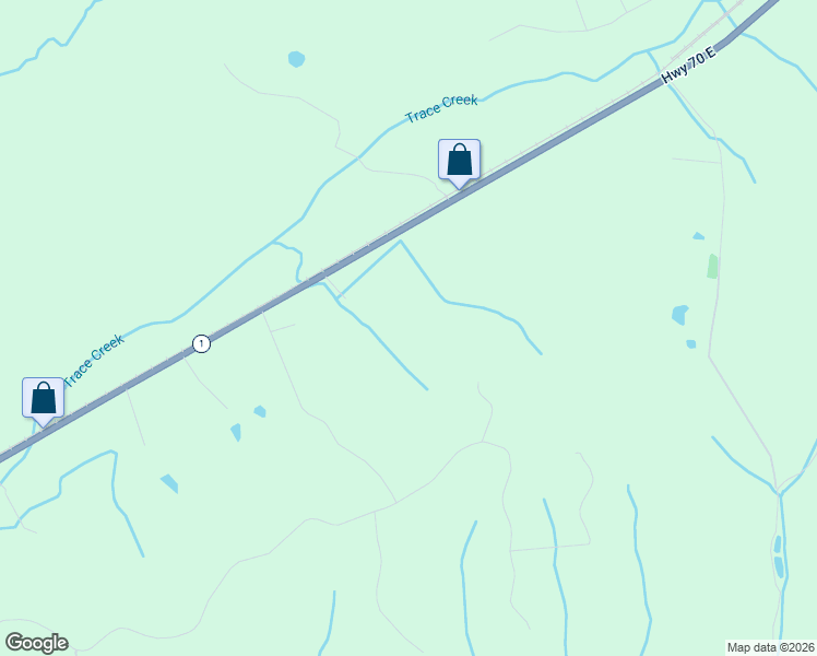 map of restaurants, bars, coffee shops, grocery stores, and more near 3923 Hwy 70 E in Waverly