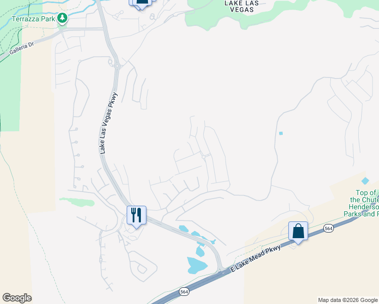 map of restaurants, bars, coffee shops, grocery stores, and more near 3 Vicolo Bella in Henderson