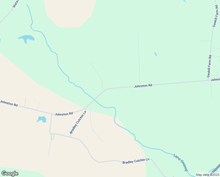 map of restaurants, bars, coffee shops, grocery stores, and more near Johnston Road in Nash County