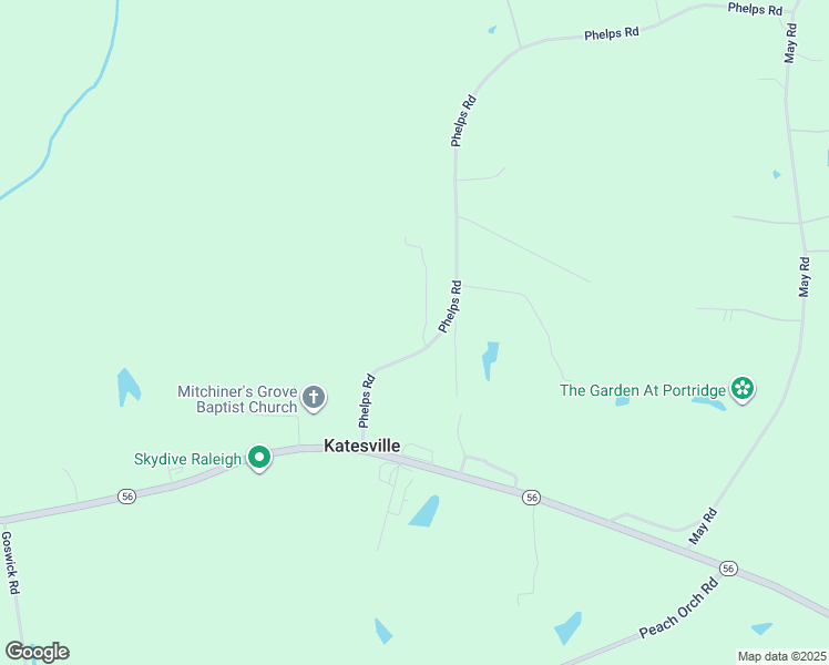 map of restaurants, bars, coffee shops, grocery stores, and more near 147 Phelps Road in Franklinton
