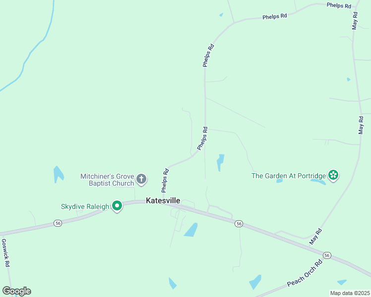 map of restaurants, bars, coffee shops, grocery stores, and more near 147 Phelps Road in Franklinton