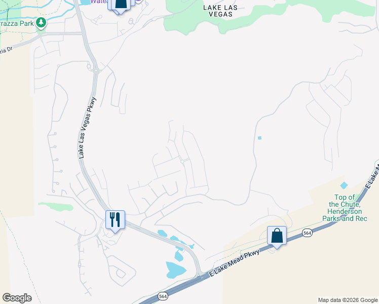 map of restaurants, bars, coffee shops, grocery stores, and more near 28 Vista Outlook Street in Henderson