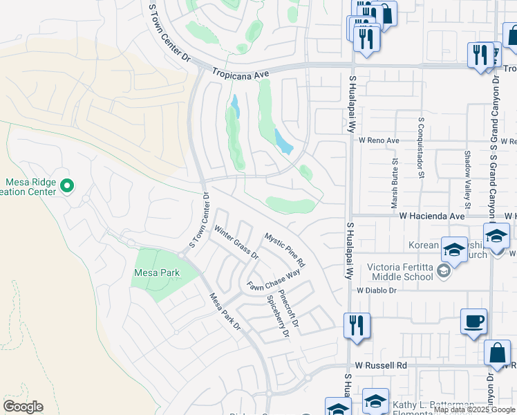 map of restaurants, bars, coffee shops, grocery stores, and more near 10448 Premia Place in Las Vegas