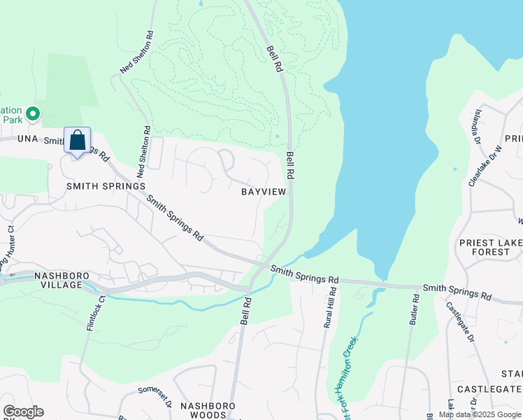 map of restaurants, bars, coffee shops, grocery stores, and more near 2428 Bayview Drive in Nashville