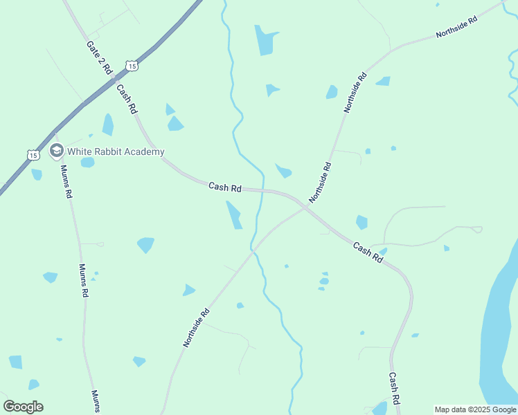 map of restaurants, bars, coffee shops, grocery stores, and more near 1607 Cash Road in Creedmoor