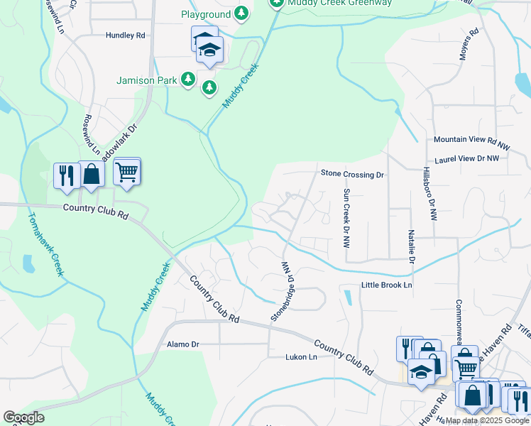 map of restaurants, bars, coffee shops, grocery stores, and more near 644 Lantern Ridge Drive in Winston-Salem
