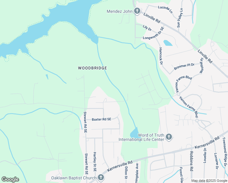 map of restaurants, bars, coffee shops, grocery stores, and more near 275 Casedy Drive Southeast in Winston-Salem