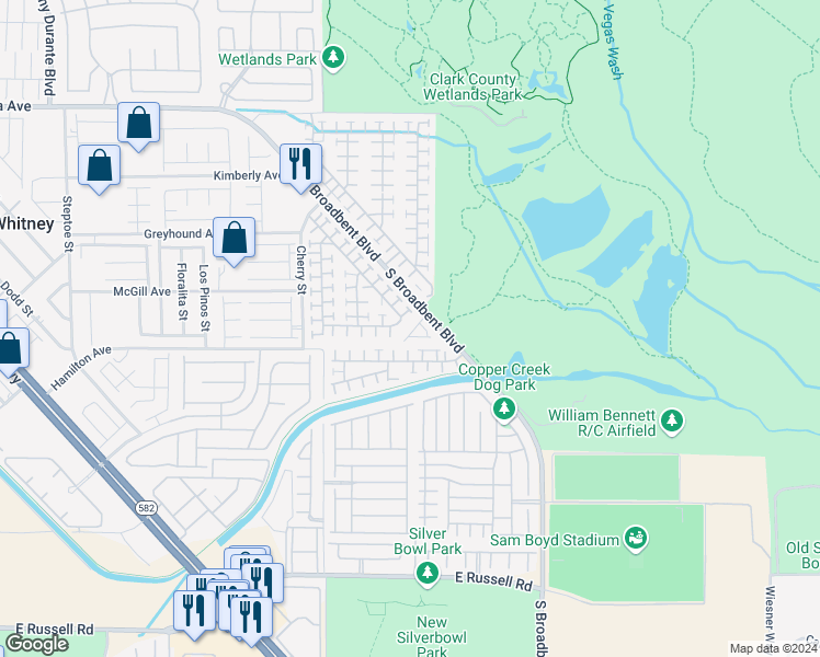 map of restaurants, bars, coffee shops, grocery stores, and more near 5275 Broadlake Lane in Las Vegas